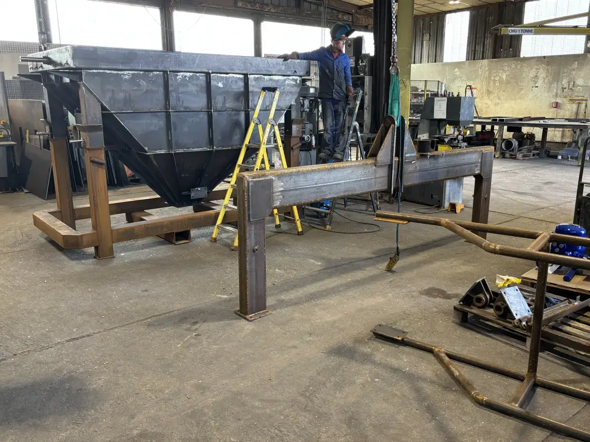 Travaux de maintenance, de réparation et de modification d'installation en chaudronnerie industrielle Roubaix